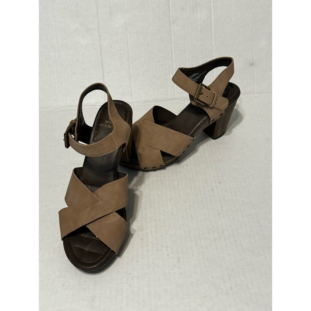 White Mountain Women's Sandals Size 6.5‎ Brown